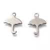 Non-Tarnish 304 Stainless Steel Pendants STAS-P266-13P-2