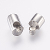 Tarnish Resistant 304 Stainless Steel Magnetic Clasps with Glue-in Ends STAS-E138-04P-3