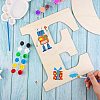 Letter Unfinished Wood Blank Cutouts DIY-ZX040-01E-3