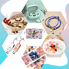 4 Styles Flower Print Burlap Packing Pouches ABAG-BBC0001-03A-5