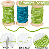 3 Rolls 2 Colors Velvet Ribbon OCOR-CP0001-20A-5
