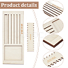 Wooden Thread Winding Boards TOOL-WH0155-50-4