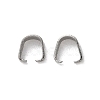 304 Stainless Steel Snap on Bails STAS-V007-02A-P-1