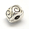 Alloy European Style Clasps X-PDLC-R001-16AS-2