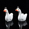 Opaque Resin Pendants X-RESI-S356-067-2