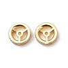 Brass Cubic Zirconia Beads ZIRC-F001-116G-3