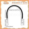 Braided Round PU Leather Bag Handles FIND-WH0180-01A-P-3