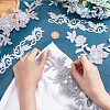 3 Style Flower Polyester Computerized Embroidery Patches PATC-NB0001-06-3