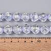 Handmade Foil Glass Beads Strands FOIL-Q002-06A-4