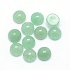 Natural Green Aventurine Cabochons X-G-P393-R15-6mm-1