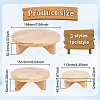 3 Sets 3 Style Wood Holder for Planter Pots AJEW-BC0006-54-2