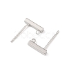 SHEGRACE Brass Stud Earring Findings XGRQ64609-854P-2