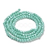 Electroplate Opaque Glass Beads Strands EGLA-A035-P3mm-A14-2