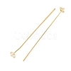 Brass Micro Pave Cubic Zirconia Stud Earring Findings CU-CBA4618-01G-01-2