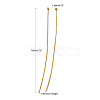 Brass Ball Head Pins X-RP0.6x70mm-G-5