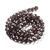Electroplate Transparent Glass Beads Strands EGLA-A035-T10mm-A13-2