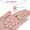 6Pcs 6 Styles Real 18K Gold Plated Brass Micro Pave Clear Cubic Zirconia Enamel Pendants ZIRC-SZ0001-36A-2