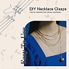 Brass Micro Pave Cubic Zirconia Chain Extender ZIRC-Q022-031P-NR-6