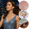 PandaHall Elite 56Pcs 14 Style Alloy Rhinestone Pendants FIND-PH0025-63-5