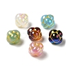 Plating Opaque Acrylic Beads MACR-D025-14-1
