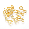 Brass Ice Pick Pinch Bails X-KK-F718-11G-2