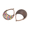 Tibetan Style Alloy Pendants AL-CBA606A-08-2