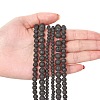 3 Strand 3 Sizes Natural Lava Rock Beads Strands G-FS0001-03-5