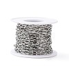 Tarnish Resistant 304 Stainless Steel Cable Chains CHS-C002-03P-05-3