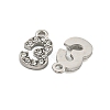 304 Stainless Steel Pendants STAS-L080-002P-03-2