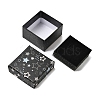 Star Print Paperboard Jewelry Gift Boxes CON-K016-01A-2