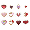 Alloy Enamel Pendants PALLOY-KS0002-04-2