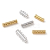 6Pcs 6 Styles Multi-Strand Brass Magnetic Slide Lock Clasps Set KK-FS0001-22-4