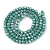 Electroplate Glass Beads Strands EGLA-A044-P4mm-B31-3