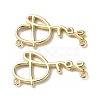 Eco-Friendly Rack Plating Brass Pendants LS-KK-F845-09G-1