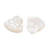 Natural White Shell Carved Cabochons SSHEL-B006-04-3