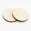 Wood Cabochons WOOD-WH0004-30mm-01-1