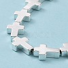 Electroplated Non-magnetic Synthetic Hematite Beads Strands G-C006-08S-3