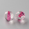 Transparent Acrylic Beads TACR-S154-10A-2