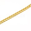 304 Stainless Steel Curb Chain/Twisted Chain Necklace Making STAS-A028-N122G-2