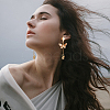 20Pcs 5 Styles Alloy Clip-on Earring Findings FIND-UN0002-38G-6