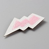 Lightning Bolt Computerized Towel Embroidery Polyester Iron on Patches PATC-WH0012-20B-2