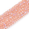 Electroplate Glass Beads Strands EGLA-A044-T2mm-L21-1