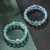 Glass Beads Stretch Bracelets for Women Men BJEW-M049-11D-2