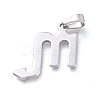 Non-Tarnish 304 Stainless Steel Pendants STAS-L210-06G-P-2