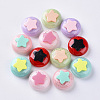 Two Tone Acrylic Cabochons SACR-N007-25-1