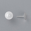 304 Stainless Steel Stud Earring Findings STAS-H436-24S-10mm-2