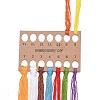 DIY Woven Net/Web with Feather Pattern Embroidery Kit DIY-O021-20-3