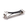 Hair Accessories Carbon Steel Hair Barrettes Finding PHAR-C009-01P-02-3