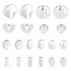 BENECREAT 100Pcs 10 Styles Alloy Bead FIND-BC0004-58-1