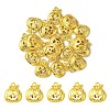 20Pcs Halloween Pumpkin Jack-O'-Lantern Alloy Pendants TIBEP-YW0001-43G-1